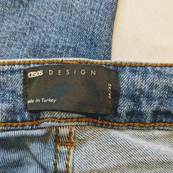 Asos Design High Waisted Distressed Jeans Women's Size 26 - Picture 4 of 5